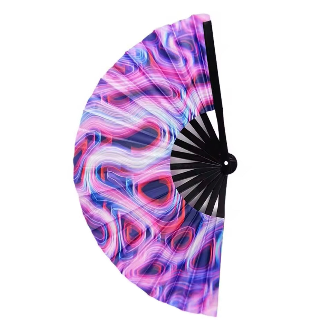 Energetic, Stylish and Durable Folding Hand Rave Fan